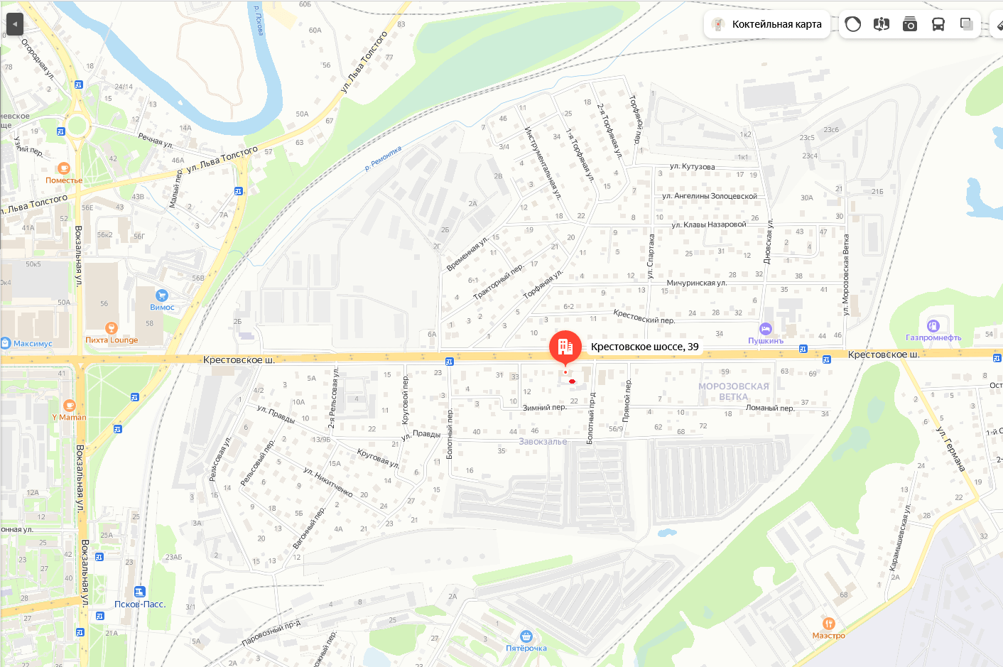 Автосервис на Крестовском шоссе 39